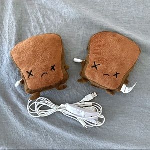 Toast Plush USB Hand Warmers